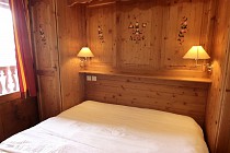 Chalet 6 Les Balcons - 3-kamer apt. voor max. 6 pers. | BAL630B - slaapkamer met 2-persoonsbed